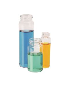DWK 28mm x 70mm, 6.25 dram, KG-33 borosilicate Clear Glass Vials, no Cap, Pack of 200