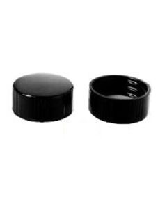 DWK Cap, Black Phenolic , With White Rubber Liner, 33-430, Autoclavable, Pack of 144