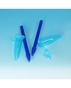 DWK Tissue grinder, Disposable Pellet Pestle with Microtube, 0.5ml RNase-free,, Pack of 100