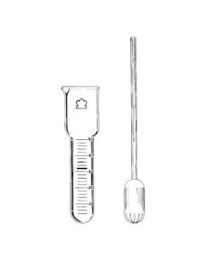 DWK Tissue grinder, Potter-Elvehjem, PTFE pestle and graduated glass tube, 55ml, KG-33 Borosilicate glass