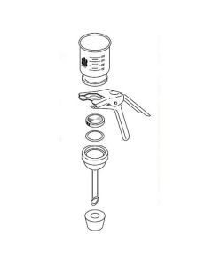 DWK Microfiltration Assembly, 47mm, with stainless steel support, Ultra-Ware, KG-33 Borosilicate glass