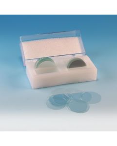 Academy Circular Cover Slips, No.2, 0.19-0.23mm thick, 13mm diameter, Pk100