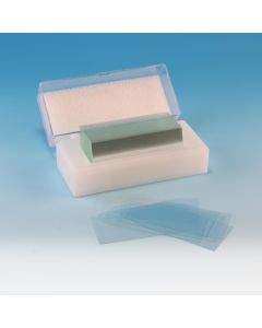 Academy Cover Slips, No.1, 0.13-0.17mm thick, 24 x 50mm, Pk100