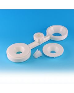 Funnel Holder, PP, Double, Pack of 2