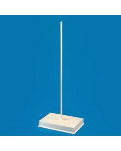 Retort Stand, PP/Plastic Coated Rod, 22 x 15cm, Central rod hole