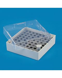 Micro Tube Box, PC/LDPE, 81 Places 0.5ml, Pack of 4