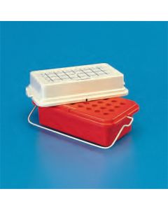 0DegC Mini Cooler With Gel Filler Cover, PC / Non Toxic Gel, 32 Places 1.5ml