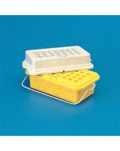 -20DegC Mini Cooler With Gel Filled Cover, PC / Non Toxic Gel, 32 Places 1.5ml