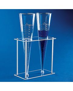 Kartell Sedimentation Imhoff Cone Din 12672, Capacity 1000ml, Graduation To Level 1, Capacity 40ml, Volumetric Tolerance 0.05, Top 125mm, Base 7.80 +/- 0.2mm, Height 480mm, SAN, Pack of 4