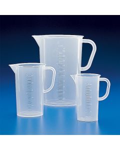 Kartell Measuring Jugs Long Form, Capacity 250ml, Graduation 43105ml, OD 73mm, Height 119mm, Minimum Starting Volume Graduation 50ml, PP, Pack of 12