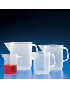 Kartell Measuring Jugs Short Form, Capacity 5000ml, Graduation 250ml, OD 190mm, Height 225mm, PP, Pack of 12