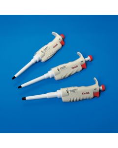 Kartell Fixed Volume Autoclavable Micropipettes Labofix, Micropipette mod. Labofix 10, Capacity 10Microliter, Acc +/- 1.0percent, CV percent +/- 0.5, Kartell Tips 956/959
