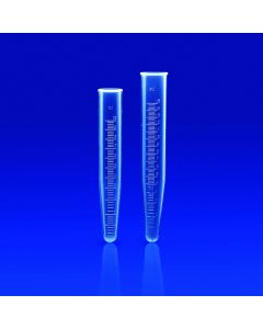 Kartell Conical Centrifuge Tubes Graduated , Capacity 15ml, Graduation 0.2ml, OD 18mm, Height 118mm, RPM 4000, RCF x g 3000, Material PMP (TPX), Pack of 50