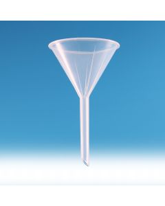 Kartell Analytical Funnels, OD 66mm, Capacity 50ml, Stem Length 62mm, Stem 10mm, Tolerance Length 112mm, PP, Pack of 20