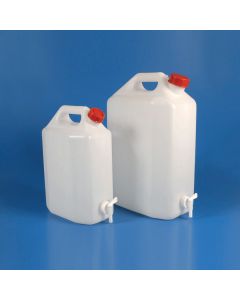 Kartell Tanks With Spigot, Capacity 10Ltr, Dimension 380x300x160mm, HDPE, Pack of 5