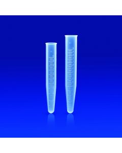 Kartell Conical Centrifuge Tubes, Capacity 10ml, Graduation 0.2ml, OD 16mm, Height 107mm, RPM 4000, RCF x g 3000, PP, Pack of 100