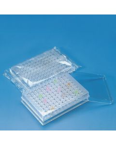 Kartell Microtitre Plates, 96 wells, Well Shape "U", Volume Microliter 367, Sterile Type Non-Sterile, PS
