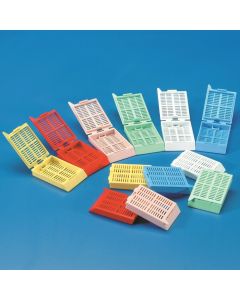 Kartell Tissue Embedding Cassetes Uni Type, Dimension 40x28x6.8mm, Colour Yellow, POM, Pack of 4