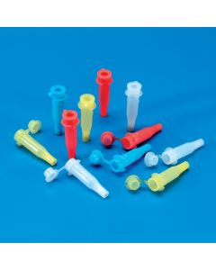 Kartell Micro Test Tubes With Caps For Cobas Bio And Cobas Mira, OD 7.65mm, Height 35.5mm, Capacity 0.7ml, Colour Neutral, PE, Pack of 12
