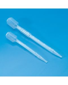 Kartell Disposable Dropping Pipettes Bellow Type, Length 134mm, Capacity 1.5ml, Stem 8mm, Graduation 0.5ml, PE, Pack of 20