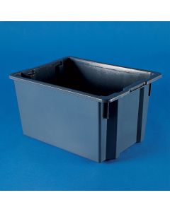 Kartell Grey Tanks, Capacity 27Ltr, Dimension 340x455x250mm, Colour Grey, HDPE