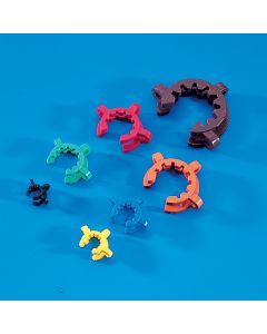 Kartell Clamps For Glass Joints, , Colour Brown, POM, Pack of 10