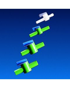 Kartell Stopcocks, Nominal OD 13mm, Bore 10.9mm, Material PP AND HDPE, Pack of 10