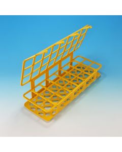 Kartell Universal Test Tubes Rack, No. Holes 40, Hole Format 4x10, OD Holes 20mm, Dimension 105x246x72mm, Colour Red, PP, Pack of 20