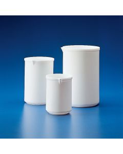 Kartell Beakers, Capacity 50ml, OD 42.23mm, Height 55.36mm, PTFE