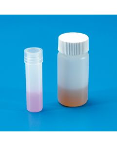 Kartell Scintillation Vials, Type Macro, OD 26.5mm, Without Cap 57.5mm, With Cap 60.1mm, Capacity 20ml, PE