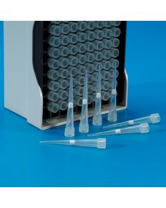 Kartell Filter Tips Capacity 2-20 Microliters, Colour Neutral, Type Eppendorf, Packing Rack ster, Pack of 10