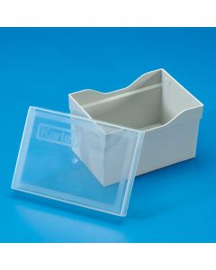 Kartell Empty Boxes For Racked Pipette Filter Tips, Colour Grey, Material PP, PP, Pack of 10