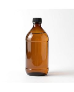 Laboratory Bottle, Amber Thick Glass, Ground-Glass Slotted Stopper, 50ml