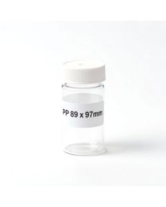 Azlon PP Cylindrical Jars with Screw Cap, 43 x 43mm, 72 per Pack