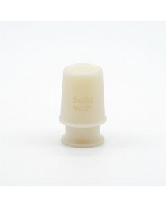 BS2775 Silicone Solid Stopper, No. 17, 10 per Pack