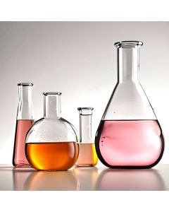 Simax Flask Fractionating, middle side arm 500ml Borosilicate glass, Pack of 5