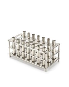 BH180 Stainless Steel Test Tube Rack, 143 x 1.5ml Microtubes