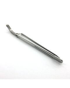 Mild Steel Bowed Crucible Tongs with Flat Hinge, 150mm Overall