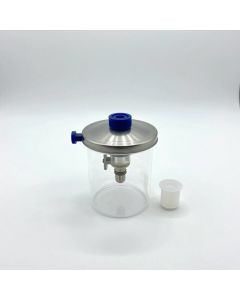PC Vacuum Desiccator with O-Ring and PP Base Tray/Plate, 149mm