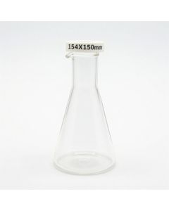 Pyrex Plain Conical Funnel with Short Stem, 106mm Length x 105mm Top Diameter