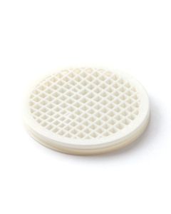 WCN Plain White Membrane Discs with Man, 25mm Diameter, 0.1µm, 100 per Pack