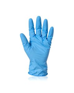 Ergo Powder-Free Non-Sterile Blue Nitrile Gloves, X-Small (5-6), 200 per Pack