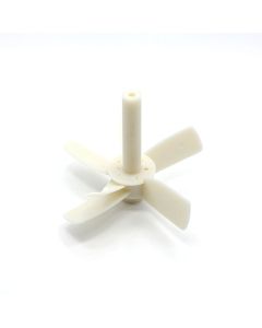 PTFE Mini-Prop Stirrer Rotor, 600mm Long, 3-Blade x 75mm Diameter
