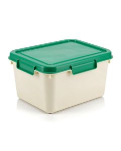 Natural PP Storage Box, 100 Section, Natural Base and Hinged Lid