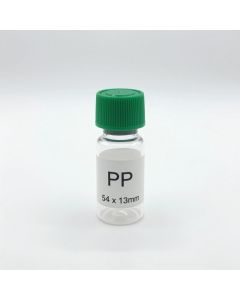 PP Storage Vials with Blue Screwcap, 2.5ml, 54 x 13mm, 1000 per Pack