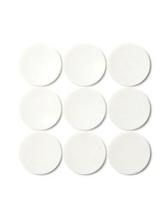 Self-Adhesive Blank White Rectangular Labels, 9 x 16mm, 2500 per Pack