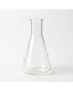 Pyrex Conical Baffled Culture Flask with Rimmed Tube Neck, 250ml