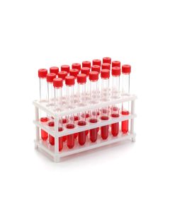 Unwire 3-Tier Laboratory Tube Rack, 1-Piece 4X10 Array, 20mm Tubes, Yellow