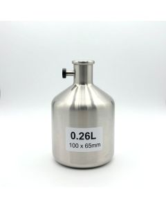 Plastic Dewar Flask with Silvered Glass Inner, 1000ml