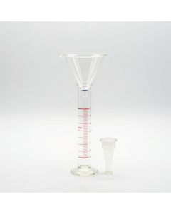 Pyrex Plain Glass Cylinder Dropping Funnel with Stopcock and Stopper, 500ml